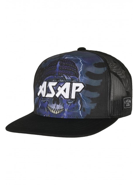 Czapka Snapback CS2644 WL Flashin Dark Trucker Black