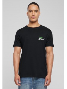 T-shirt Miami Palm Tree EMB Black