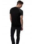 T-shirt Raglan TB639 Contrast Black/Charcoal