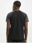 T-shirt Raglan TB639 Contrast Black/Charcoal