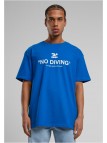 T-shirt No Diving Heavy Oversize Cobalt Blue