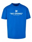 T-shirt No Diving Heavy Oversize Cobalt Blue