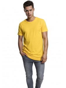 T-shirt TB638 Shaped Long Tee Yellow