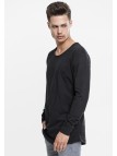 Longsleeve TB1101 Long Shaped Fashion Black