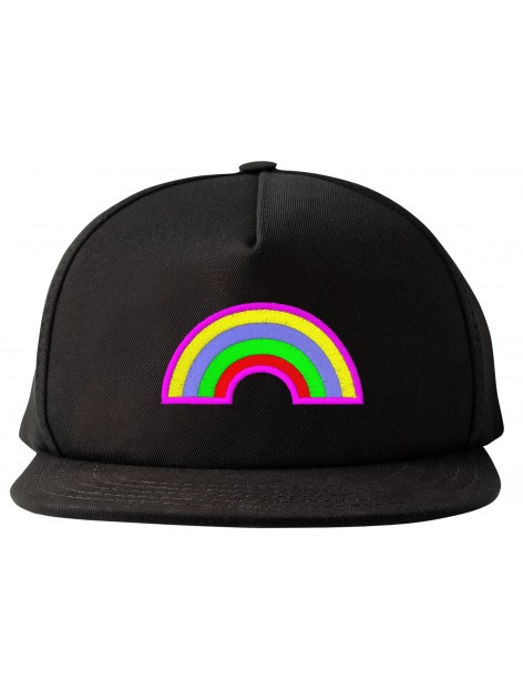 Czapka Snapback Rainbow Black