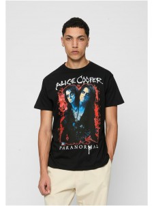 T-shirt Alice Cooper Paranormal Splatter Adult Black Black