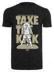 T-shirt Footballs Coming Home Take the Kick Black