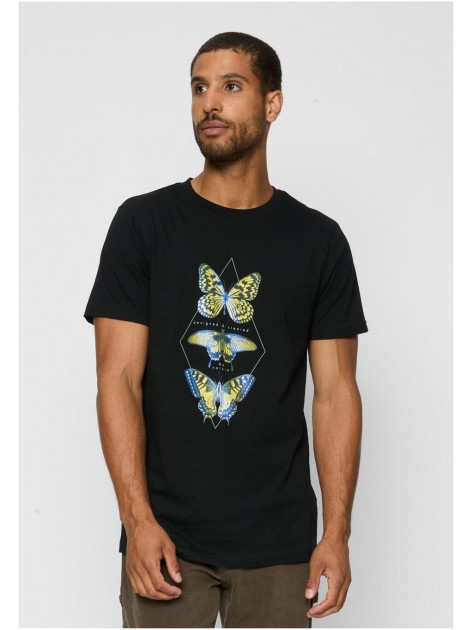 T-shirt Butterfly Night Black