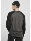 Longsleeve TB3834 Raglan Contrast Charcoal/Black