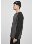 Longsleeve TB3834 Raglan Contrast Charcoal/Black