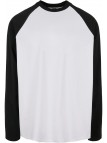 Longsleeve TB4911 Organic Oversized Raglan White/Black