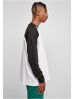 Longsleeve TB4911 Organic Oversized Raglan White/Black