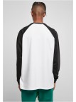 Longsleeve TB4911 Organic Oversized Raglan White/Black