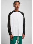 Longsleeve TB4911 Organic Oversized Raglan White/Black