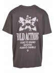 T-shirt Bold Actions Oversize Darkgrey