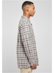 Koszula Flanelowa TB5516 Long Oversized Grey/Black