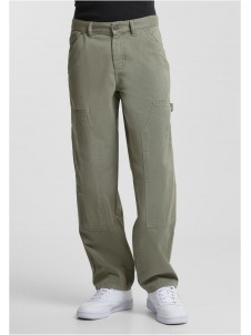 Spodnie Twill Double Knee Palegreen