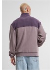 Bluza Polarowa Colour Block Polar Fleece Purplenight/Fadedpurple