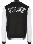 Bluza Pray College Black/White