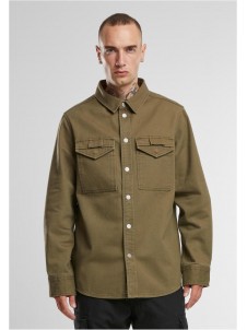 Koszula Jeansowa Heavy Twill Shirt Olive