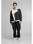 Shearling Biker Black/Whitesand