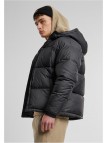 Kurtka Zimowa Basic Puffer With Hood Black