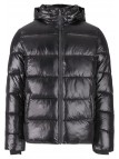 Kurtka Zimowa Recycled Zip neck Puffer Black