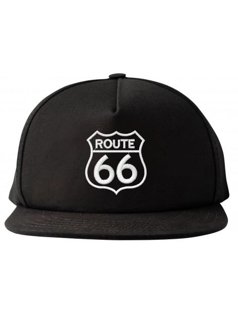 Czapka Snapback Route 66 Black/White