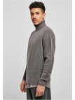 Sweter TB4496 Oversized Roll Neck Asphalt