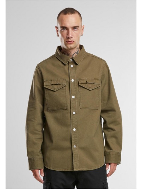 Koszula Jeansowa BD4040 Heavy Twill Shirt Olive