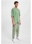 Spodnie Dresowe DFSP173 DEF Sweatpants Green Washed