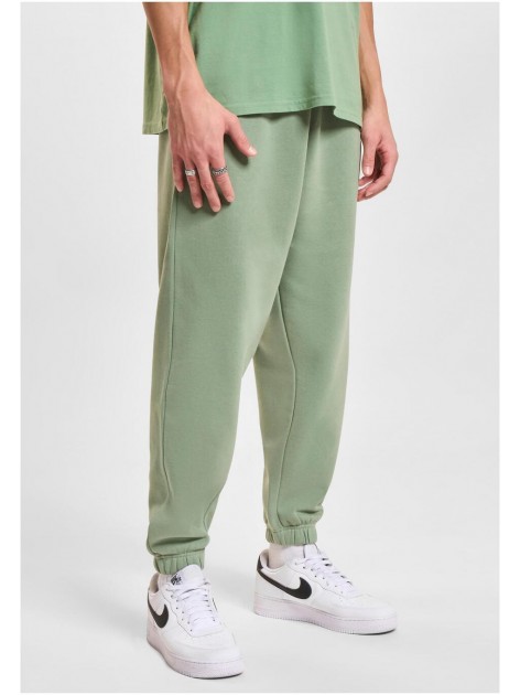 Spodnie Dresowe DFSP173 DEF Sweatpants Green Washed