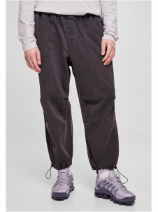 Spodnie Joggery TB6354 Parachute Realblack Washed