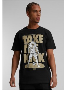 T-shirt MC876 Footballs Coming Home Take the Kick Black