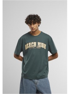 T-shirt Reach High Fear None Oversize Bottlegreen