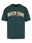 T-shirt Reach High Fear None Oversize Bottlegreen