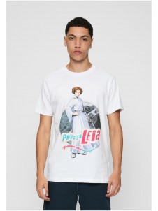 T-shirt Star Wars Leia Logo White