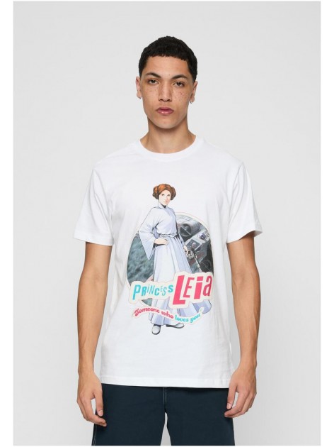 T-shirt Star Wars Leia Logo White