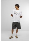 T-shirt It All Works Out Wording Oversize White
