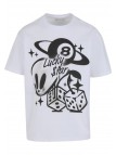 T-shirt Planet Alien Oversize White