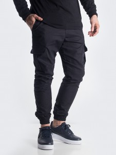 Jogger Cargo Label Black
