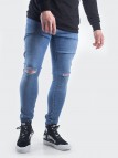 TB 1652 Knee Cut Blue Washed