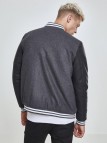 TB 2420 Oldschool College Jacket 2.0 Charcoal