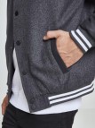 TB 2420 Oldschool College Jacket 2.0 Charcoal