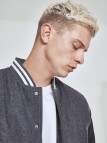 TB 2420 Oldschool College Jacket 2.0 Charcoal