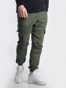 Jogger Cargo Label Ripstop Olive