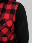 TB 513 Hoded Flanell Red/Black