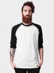 TB 366 Raglan White/Black