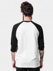 TB 366 Raglan White/Black